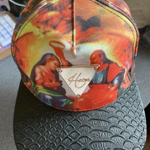 SPECIAL EDITION-HATER SNAPBACK BASEBALL-SKATER CAP JESUS & MARIE PRINT
